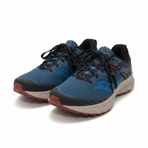 Saucony Canyon TR2 Men\'s Size 11 Trail Running Shoes Blue Speckled S20775-31 main image 4